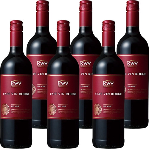 KWV ケープ・ルージュ 赤 750ml×6本 南アフリカ u-yu