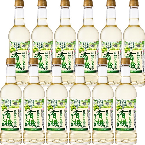 サントネージュ 酸化防止剤無添加 有機ワイン 白 720ml×12本 1ケース ペットボトル u-yu