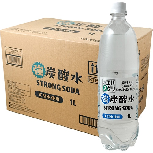 強炭酸水 1Lペットボトル 1000ml×15本 1ケース u-yu