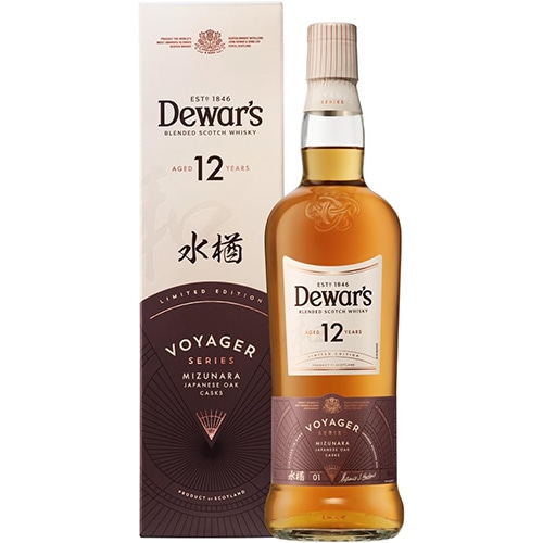 デュワーズ12年 ミズナラ 700ml 箱入 ブレンデッド スコッチウイスキー