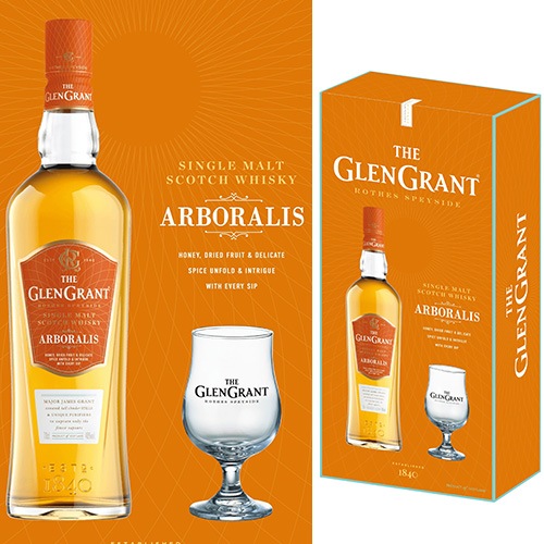 グレングラント アルボラリス 700ml オリジナルテイスティンググラス