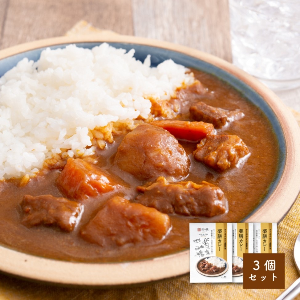然の膳 薬膳カレー（3個セット）
