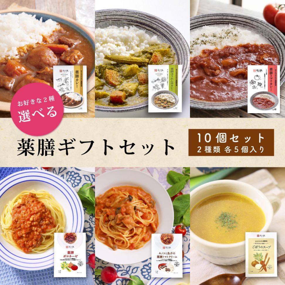 ★選べる★　レトルトギフトセット（お好きなレトルト2種×各5袋　計10袋入り）【ラッピング代無料】