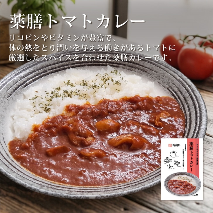 【送料無料】薬膳カレーお試しセット（薬膳カレー×1個　薬膳ほうれん草カレー×1個　薬膳トマトカレー×1個入り）