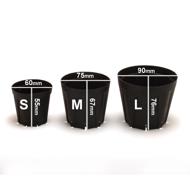 スリット鉢 S M L