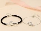リングがおしゃれなペアブレスレット！ペアセット