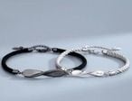 ひねりがおしゃれなペアブレスレット！ペアセット