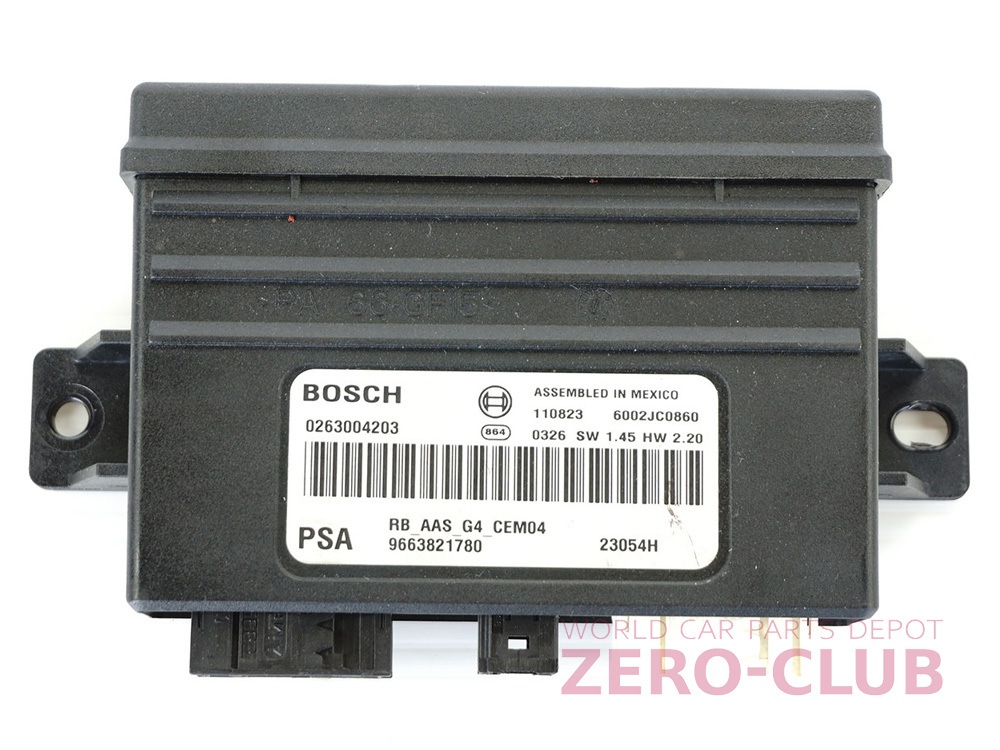 プジョーRCZ T7R5F02用/純正 バックソナーコントロールユニット BOSCH 