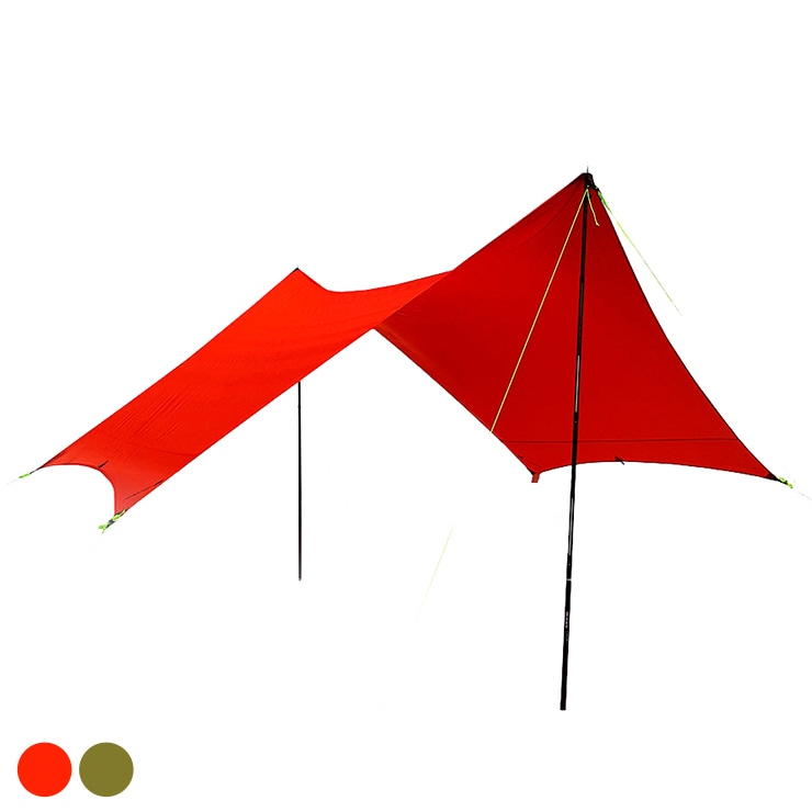 【最終値下げ】ZEROGRAM ミニマリストヘキサタープ（RED） Minimalist Hexa Tarp | Tarp | ZEROGRAM （ゼログラム）