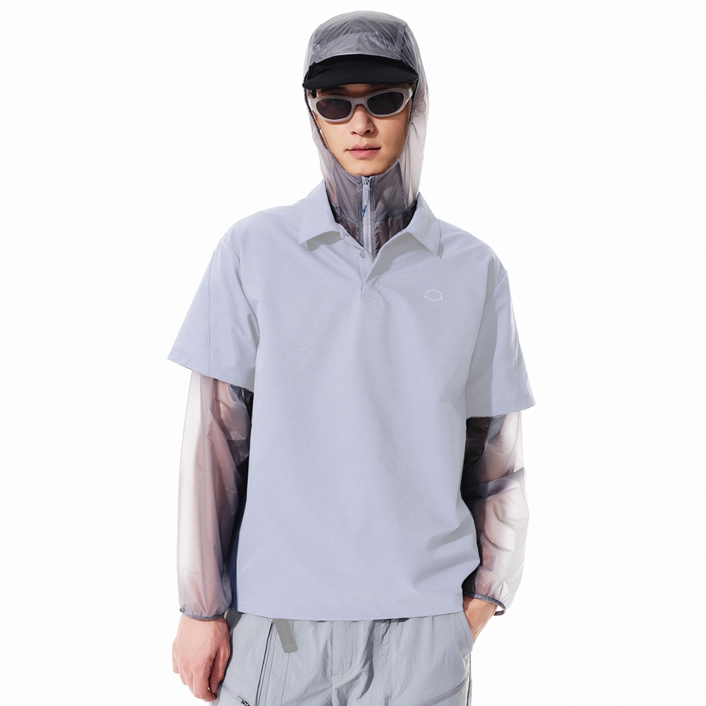 AIRFRESH POLO SS(Unisex)LIGHT GRAY