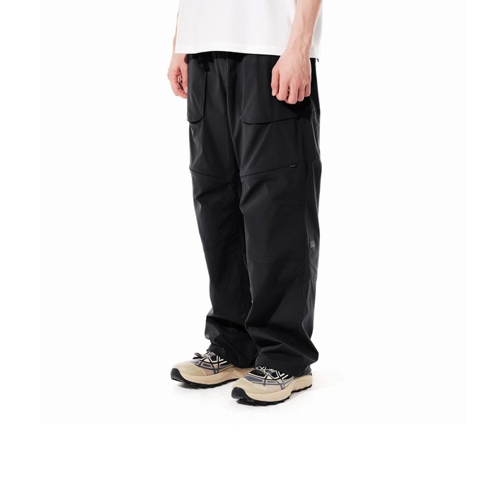 CALM ORIGINALS サイズM パンツのみ ブラック CALM】WOOL TROPICAL EASY SLACKS | CALM