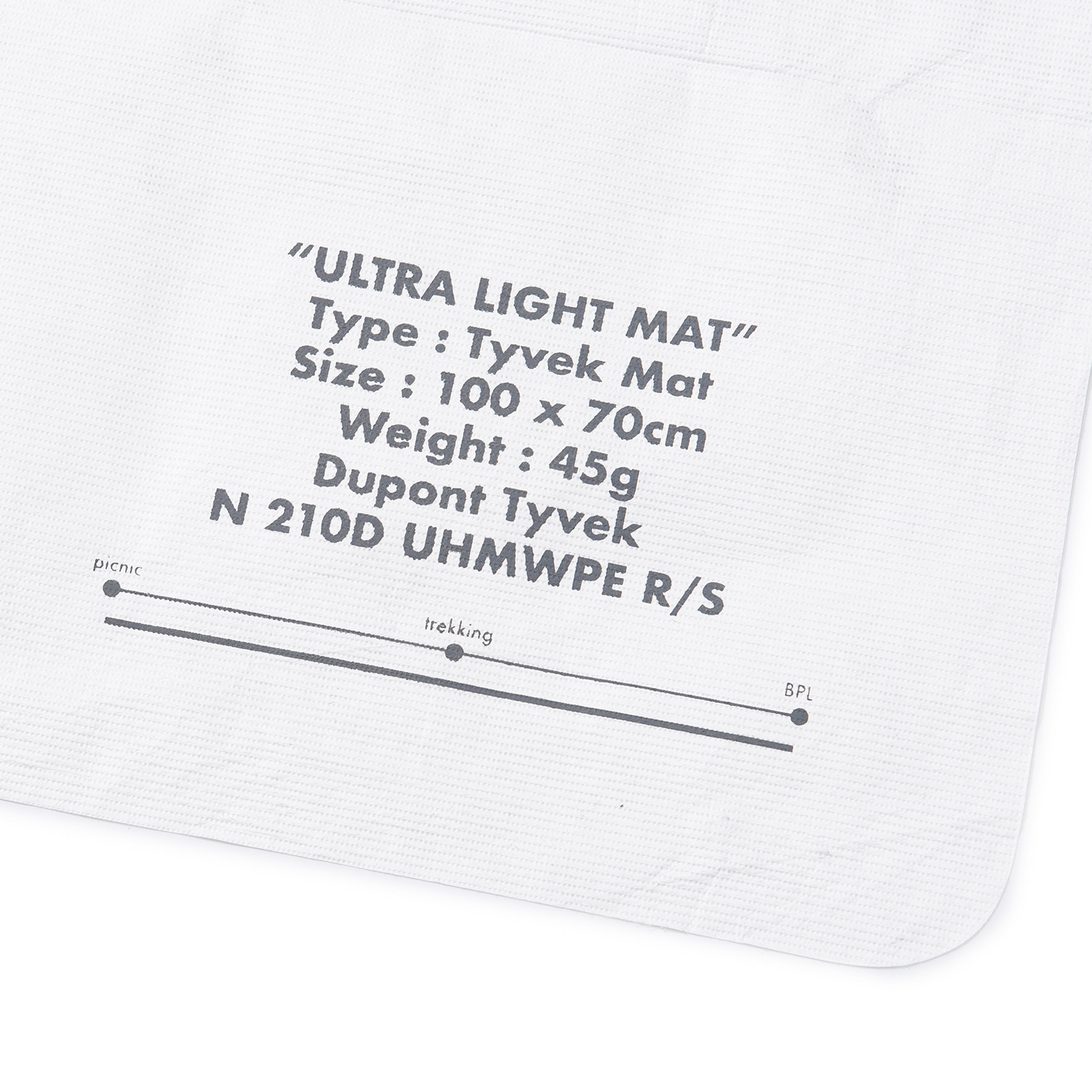 Tyvek UL Mat M | Accessory | ZEROGRAM （ゼログラム）