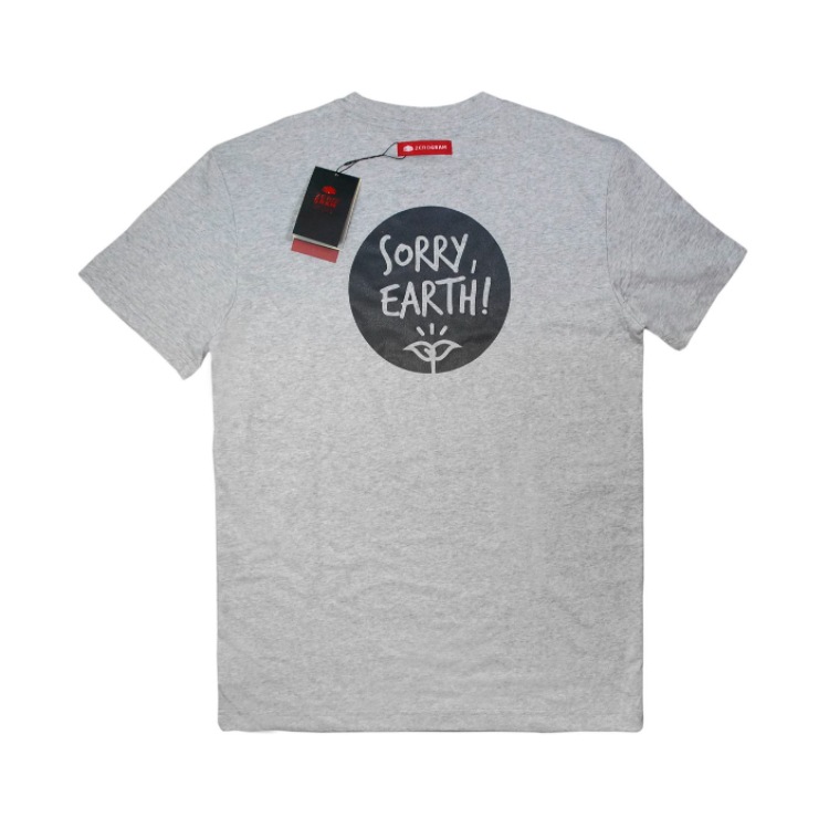 SORRY EARTH T-SHIRTS (GRAY 3D)