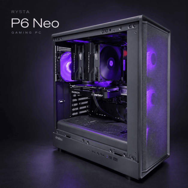 P6 Neo ゲーミングPC｜7800X3D・RX 9060 XT 16GB｜RYSTA
