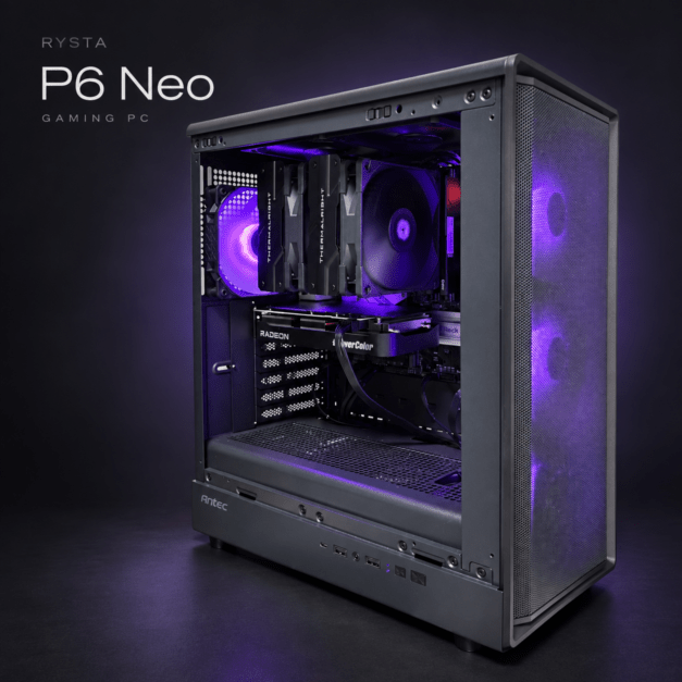 【9月SALE】P6 Neo ARGB Ryzen 7 7800X3D-RX 9060 XT 8GB