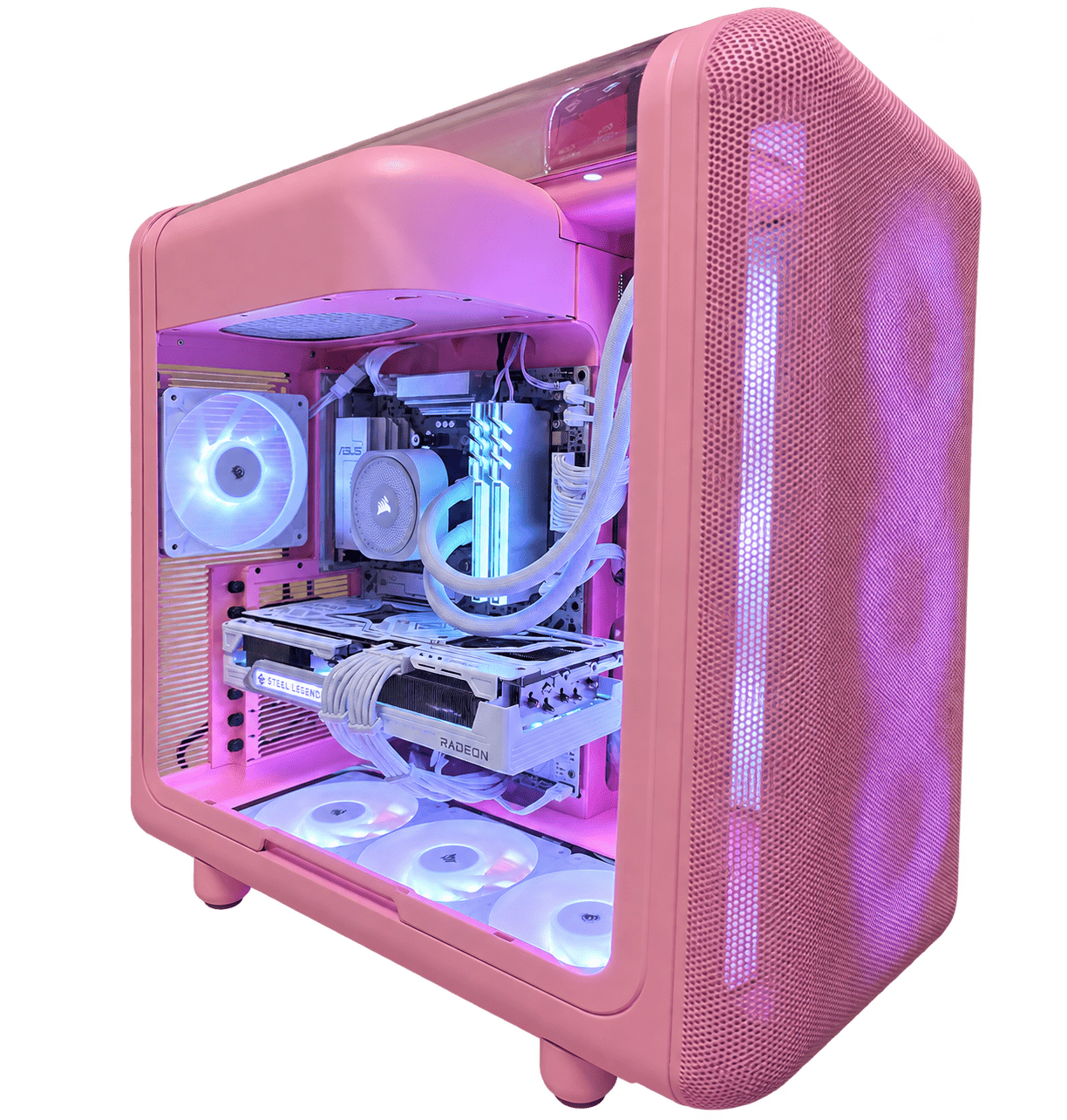ピンクのゲーミングPC X50｜9700X・RX 9070 XT｜RYSTA