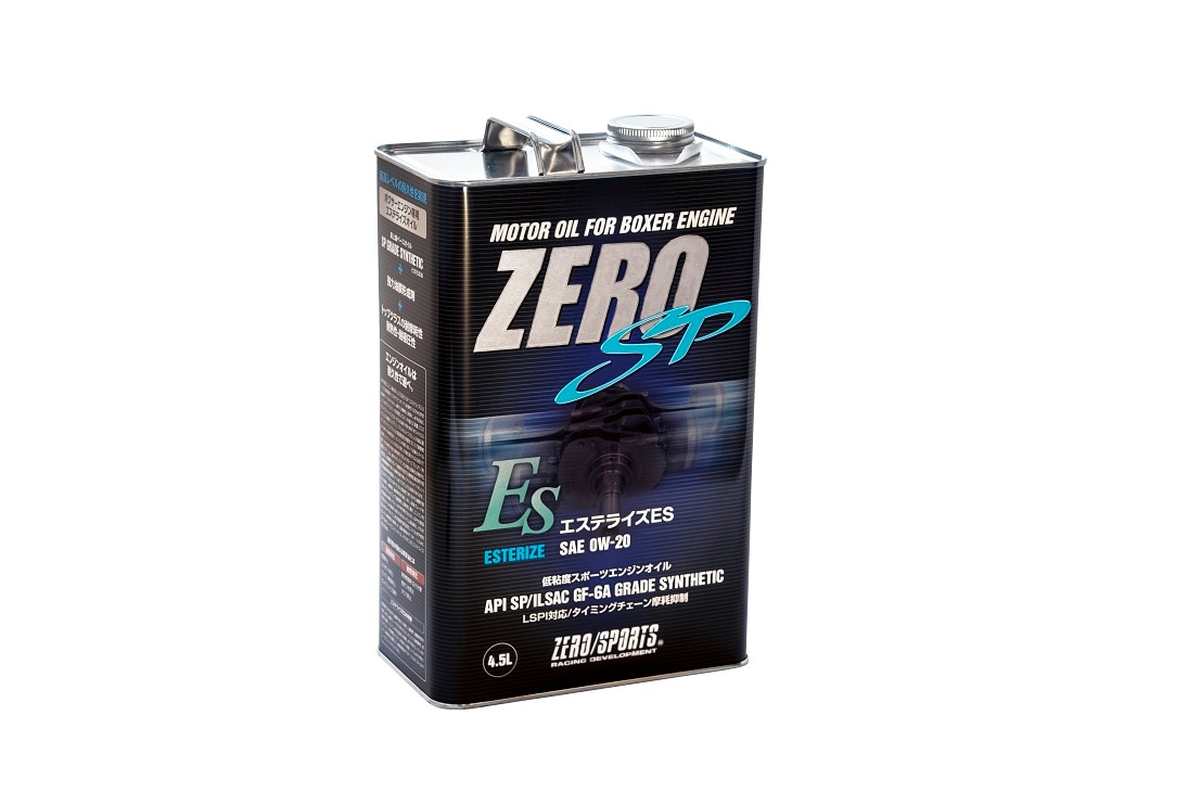 ZERO SP エステライズES 4.5L缶 0W-20 | 油脂類,エンジンオイル
