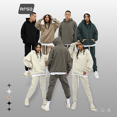 【OEM生産可能】メンズ  裏パイル パーカー 男女兼用 ジョガーパンツ セットアップ  秋冬 2023新作★全5色