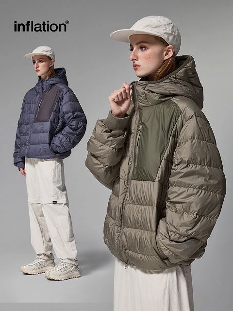 メンズファッション 防滴 ダウンジャケット 男女兼用 ストリート系 防寒アウター 秋冬 2024新作★全4色