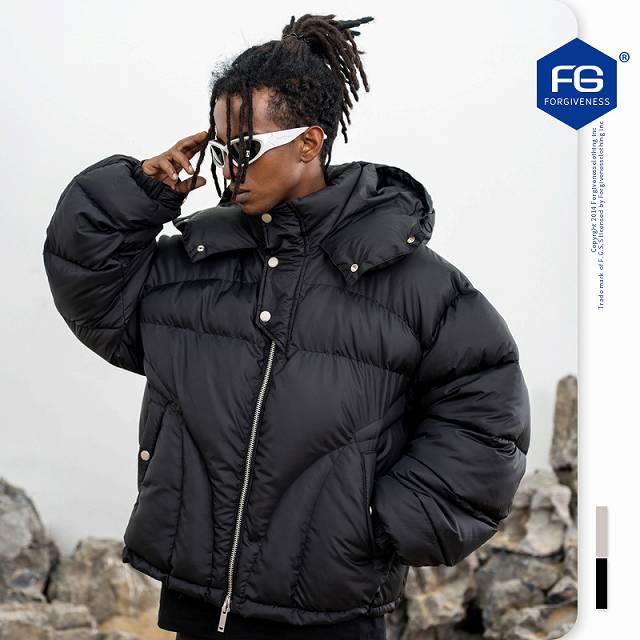 メンズファッション 防寒 ジャケット 男女兼用 ストリート系 中綿 アウター 秋冬 2024新作★全2色