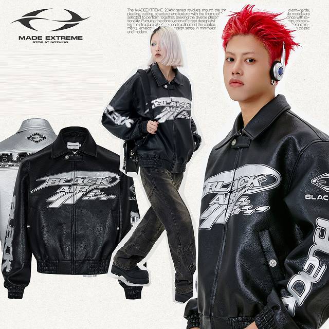 メンズファッション ライダースジャケット 男女兼用 ストリート系 アウター 秋冬 2023新作★全2色