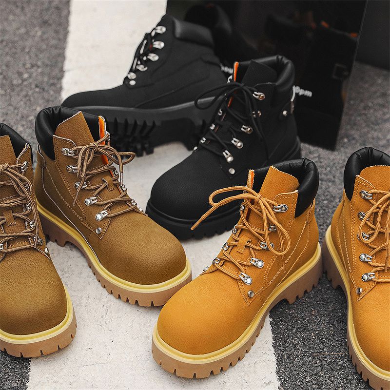 メンズ アウトドア シューズ・靴 スニーカー 男女兼用 ストリート系  ブーツ ウォーキング★全3色