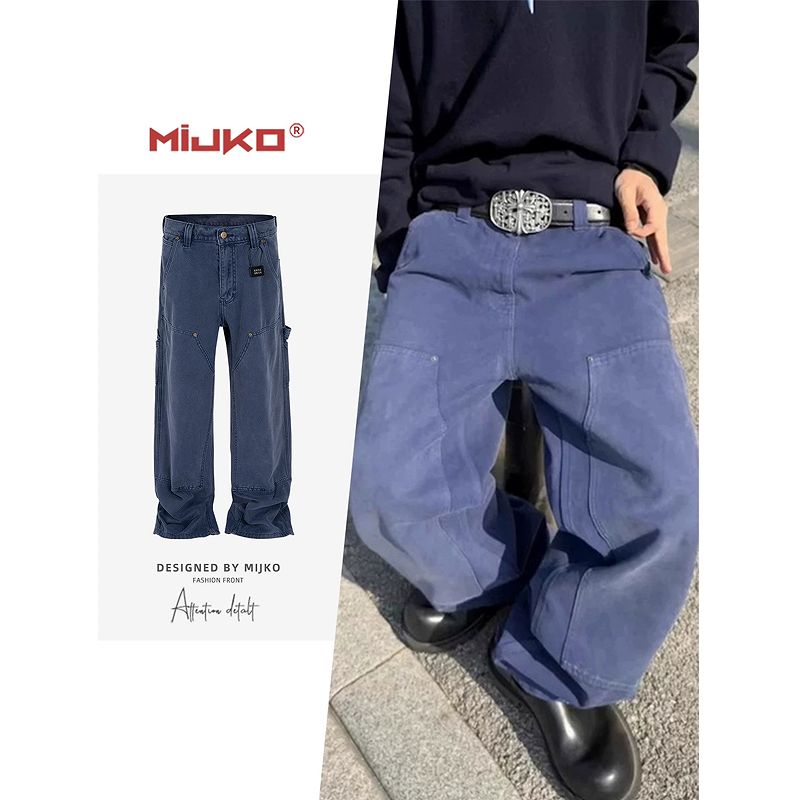 T⭐︎♡デニム、reposeパンツ セール】ゆったりジーンズ ハーレンパンツ（デニムパンツ