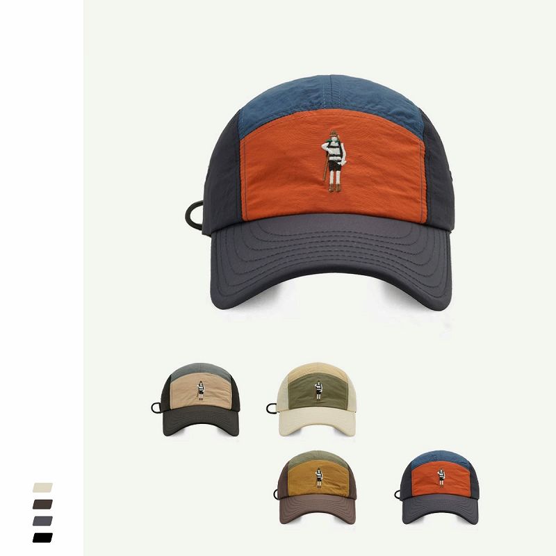 帽子 刺繍入り 日よけ帽子 男女兼用  ストリート系 速乾 キャップ★全4色