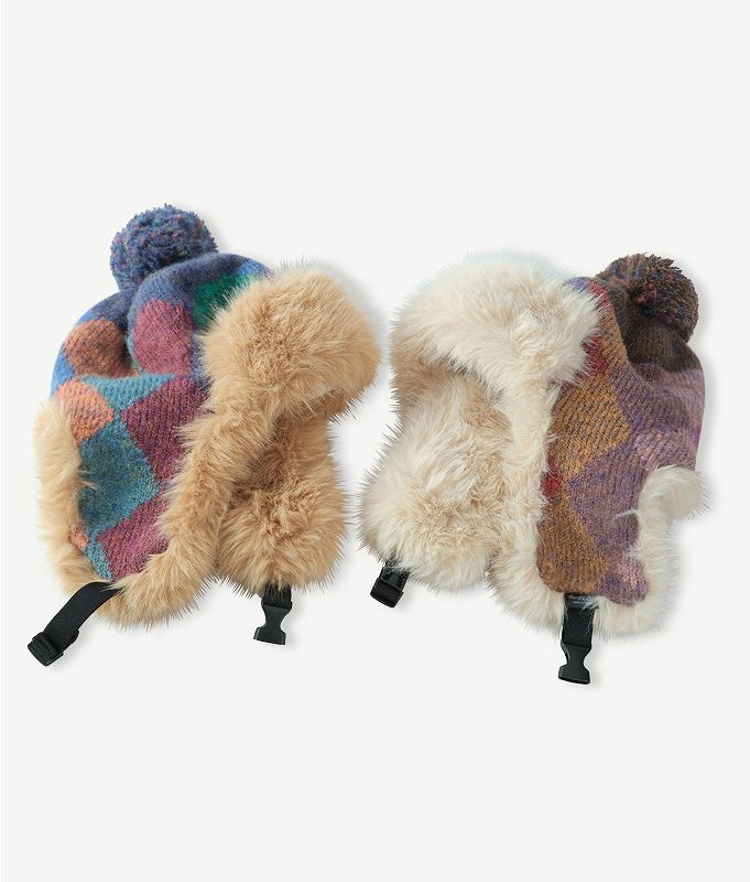 ニット 帽子 男女兼用★全2色