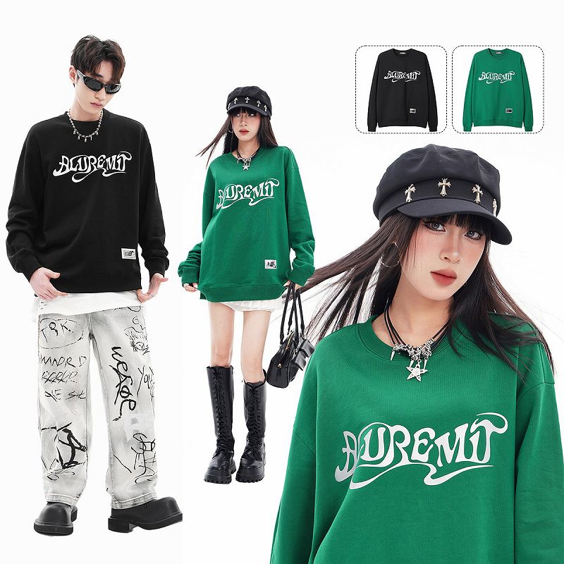 メンズ ラウンドネック トレーナー 男女兼用 ストリート系 トップス 秋冬 2025新作★全2色