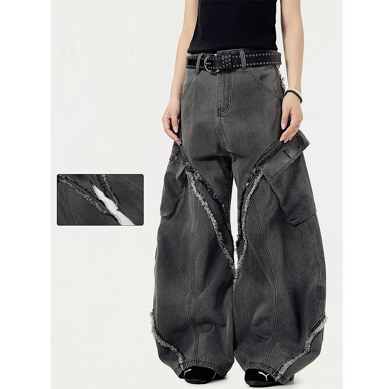 メンズファッション ワークパンツ 男女兼用 ストリート系 ボトムス 春秋冬 2025新作★