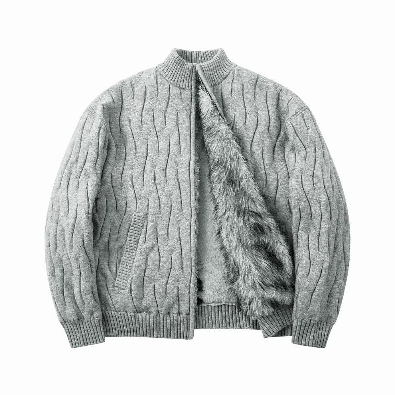 メンズファッション ニットカーディガン 男女兼用 ストリート系 アウター  秋冬 2025新作★