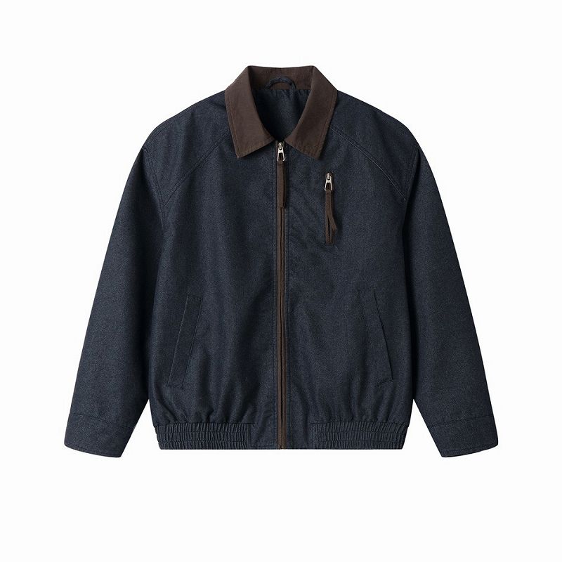 メンズ ワーク風 デニム ジャケット 男女兼用 ストリート系 アウター  春秋 2026新作★