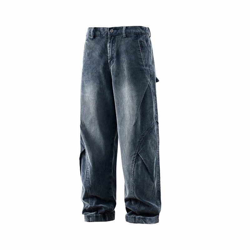 メンズ コーデュロイ製 無地 ワークパンツ 男女兼用 ストリート系 ボトムス 春秋 2026新作★全2色
