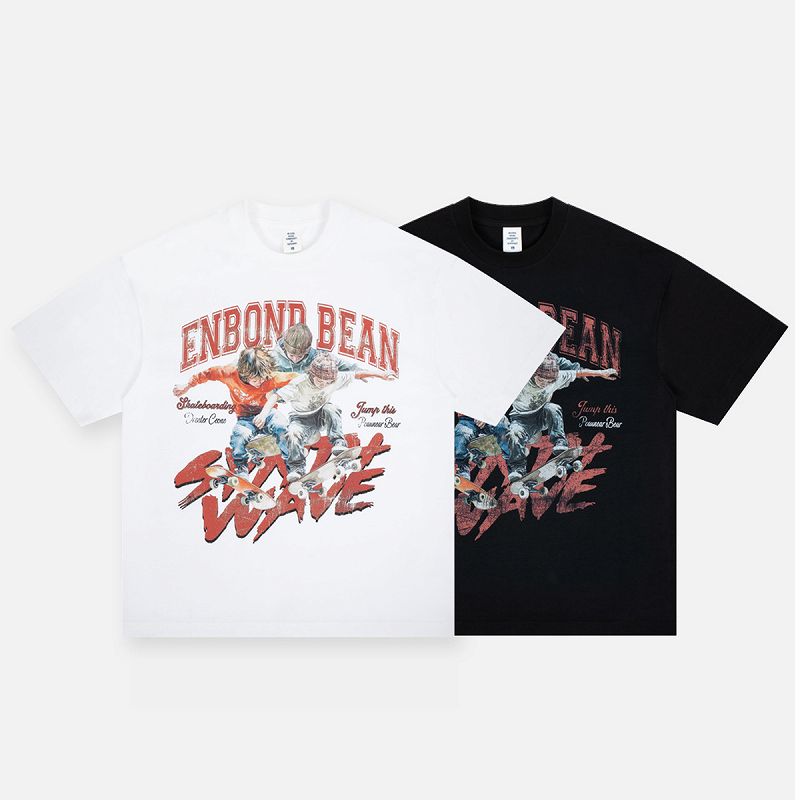 メンズファッション 綿製 半袖 Tシャツ 男女兼用 ストリート系 トップス 春夏 2026新作★全2色