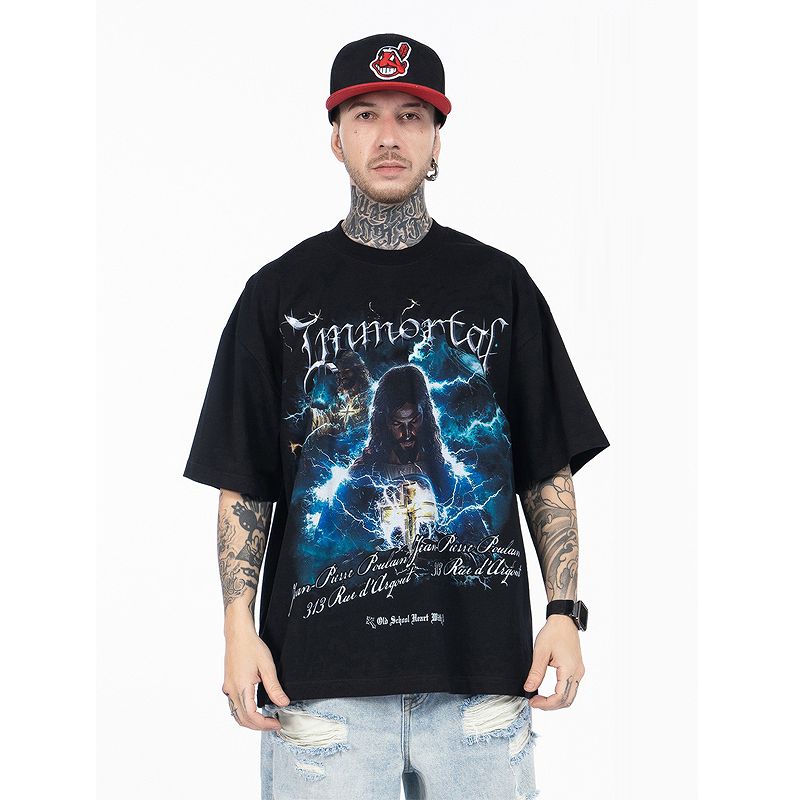 メンズファッション 半袖 Tシャツ 男女兼用 ストリート系 トップス 春夏 2026新作★