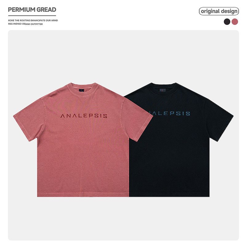 メンズファッション プリント 半袖Tシャツ 男女兼用 カジュアル トップス 春夏 2026新作★全2色