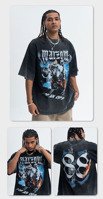 レトロ セクシー ビンテージ リプリント Tシャツ 半袖 メンズ 新品 個性的 ヴィンテージライク アソートプリント リンガー半袖Tシャツ MONO