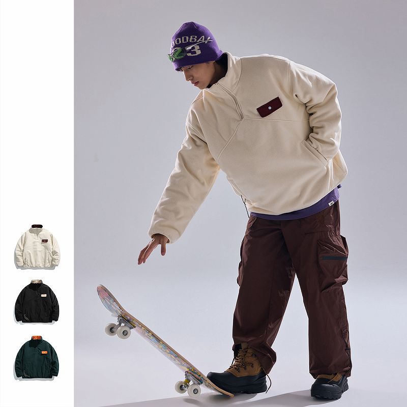 メンズファッション 刺繍入り 中綿 トップス 男女兼用 ストリート系  アウター 秋冬 2026新作★全3色