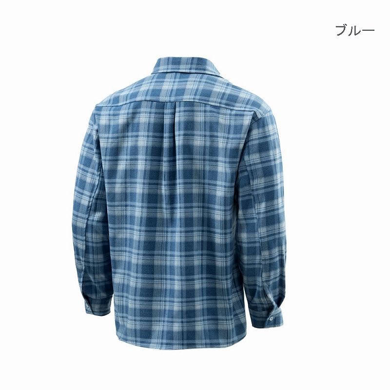 メンズ チェック柄 長袖 シャツ 男女兼用 ストリート系 トップス  春秋 2026新作★全2色