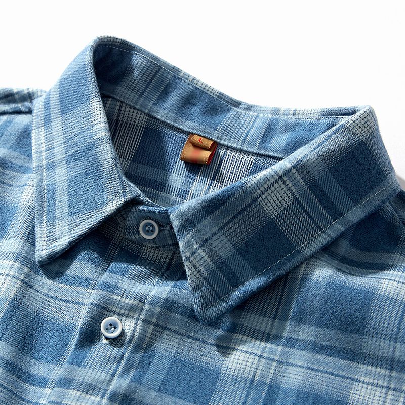 メンズ チェック柄 長袖 シャツ 男女兼用 ストリート系 トップス  春秋 2026新作★全2色