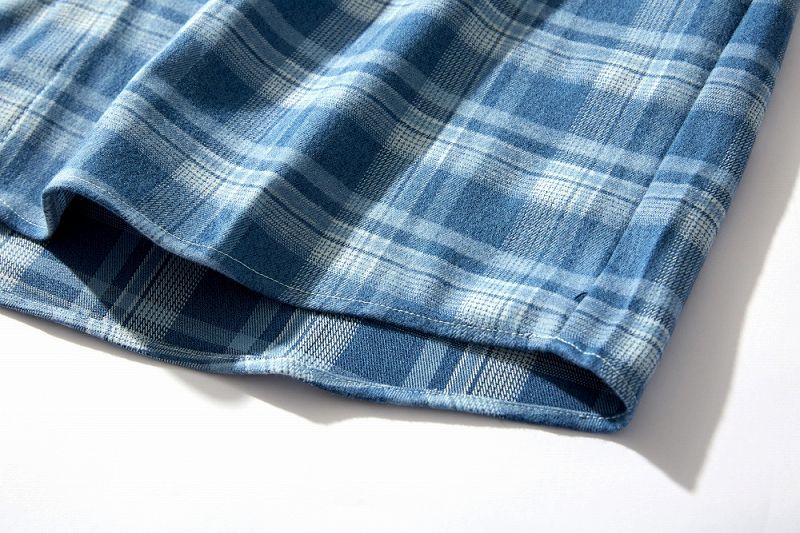 メンズ チェック柄 長袖 シャツ 男女兼用 ストリート系 トップス  春秋 2026新作★全2色