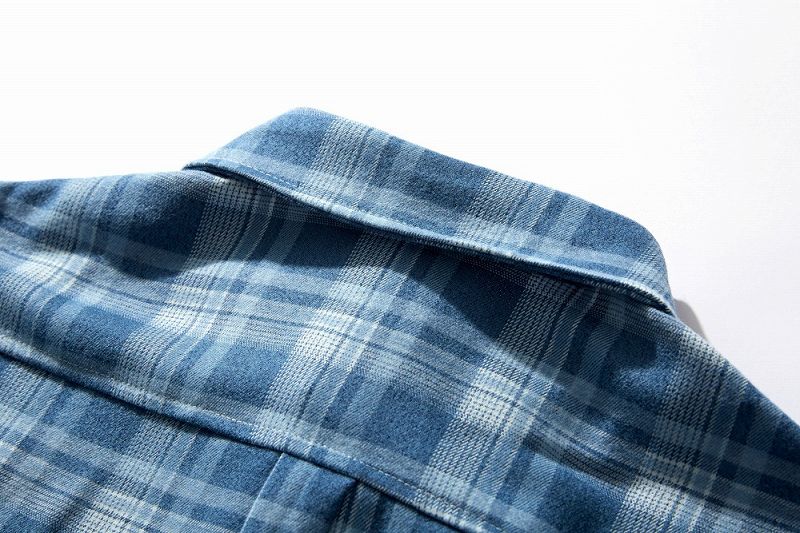 メンズ チェック柄 長袖 シャツ 男女兼用 ストリート系 トップス  春秋 2026新作★全2色