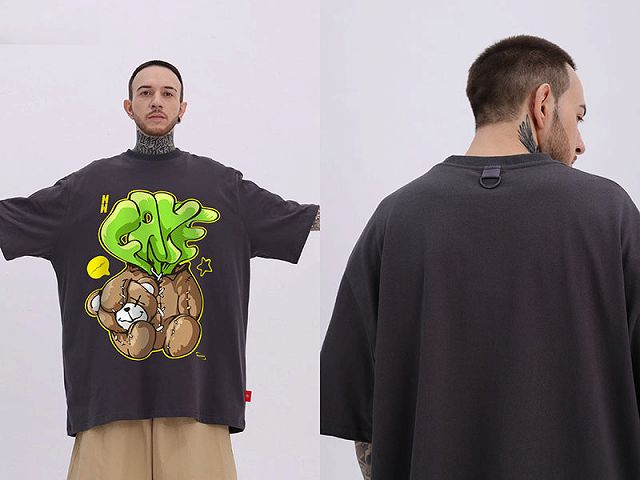 メンズファッション ラウンドネック 半袖Tシャツ 男女兼用 ストリート