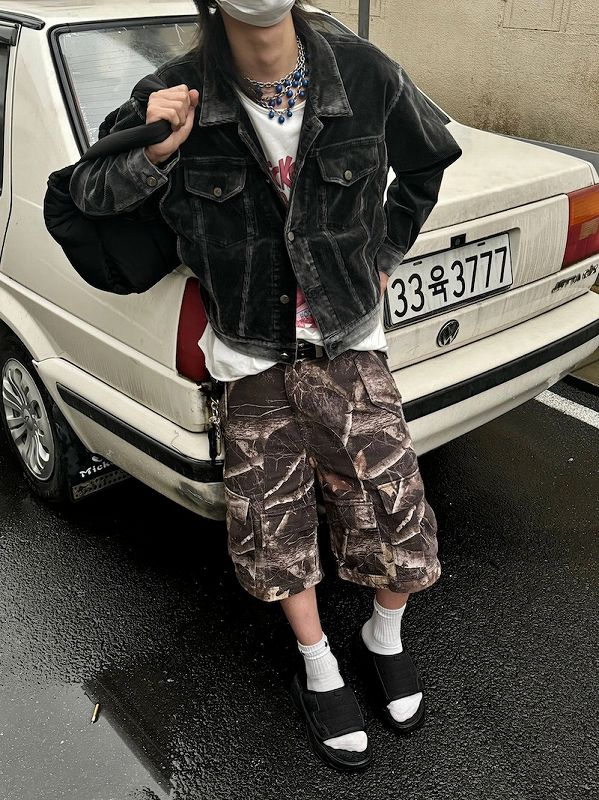 メンズファッション 迷彩柄 ショートパンツ 男女兼用  ストリート系 半ズボン 新作 夏★