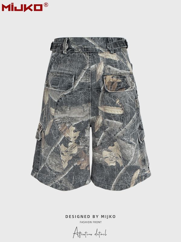 メンズファッション 迷彩柄 ショートパンツ 男女兼用  ストリート系 半ズボン 新作 夏★