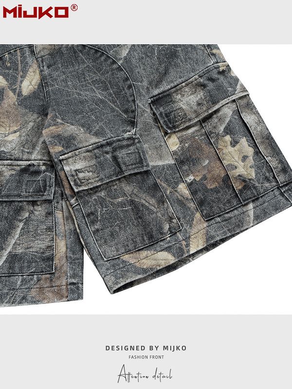 メンズファッション 迷彩柄 ショートパンツ 男女兼用  ストリート系 半ズボン 新作 夏★