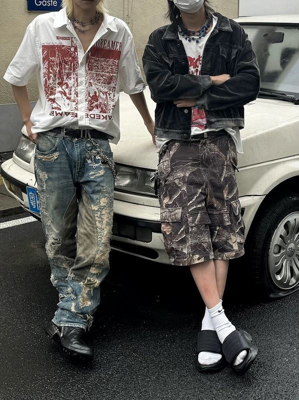メンズファッション 迷彩柄 ショートパンツ 男女兼用  ストリート系 半ズボン 新作 夏★