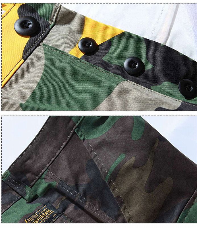 メンズ 迷彩柄 ショートパンツ 男女兼用 ストリート系  ボトムス 春夏 2026新作★全8色