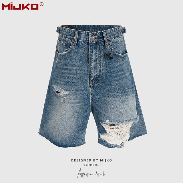 デニムダメージジーパン✭春夏ハーフパンツ✭アウトドア必見 Amazon | レディース ハーフパンツ ショートパンツ デニム